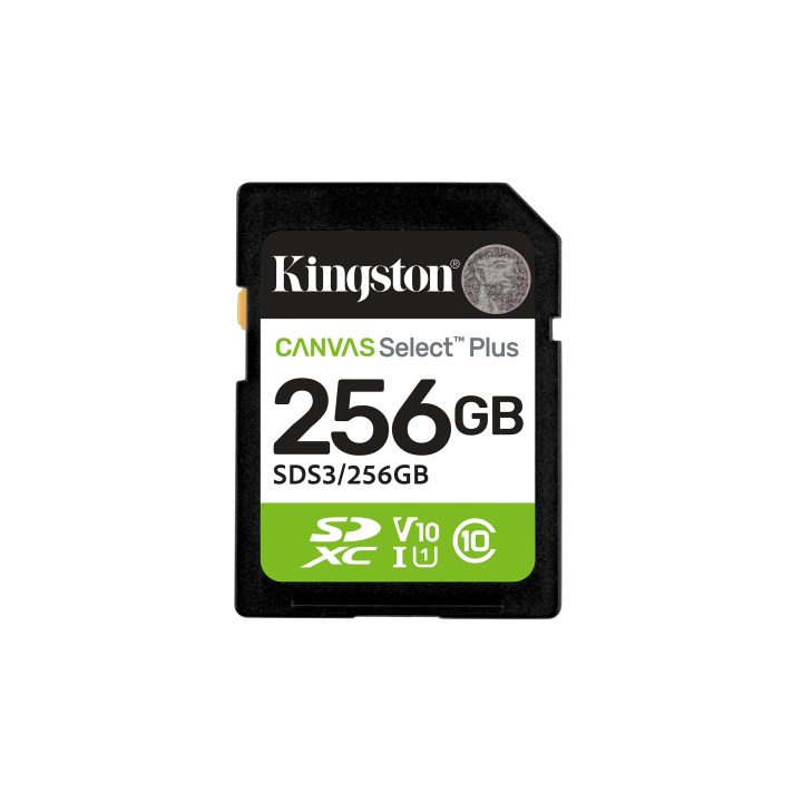 Kingston Technology 128 GB SDXC Canvas Select Plus Gen3 150 MB/s C10…