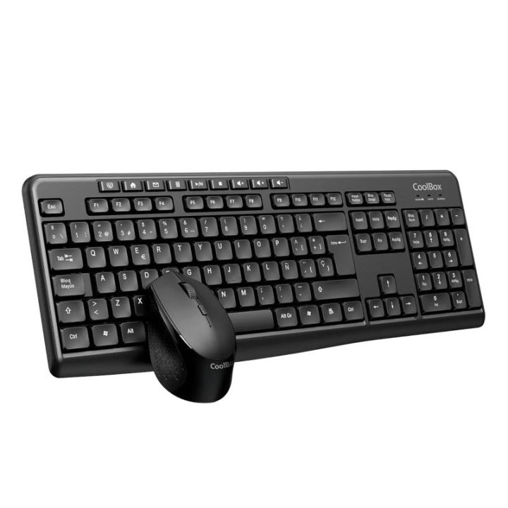 CoolBox KIT SEM FIOS MULTIMÉDIA DE TECLADO E RATO SILENCIOSOS
