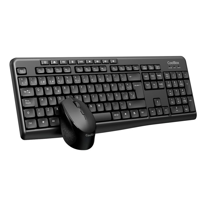 CoolBox KIT SEM FIOS MULTIMÉDIA DE TECLADO E RATO SILENCIOSOS