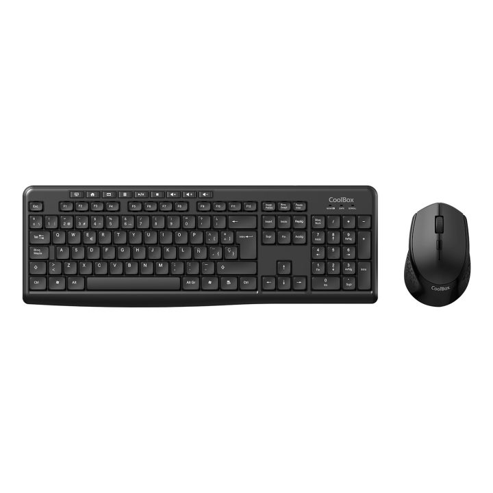 CoolBox KIT SEM FIOS MULTIMÉDIA DE TECLADO E RATO SILENCIOSOS
