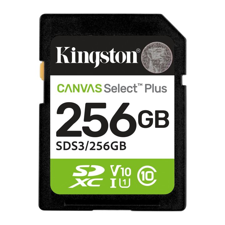 Kingston Technology 128 GB SDXC Canvas Select Plus Gen3 150 MB/s C10…