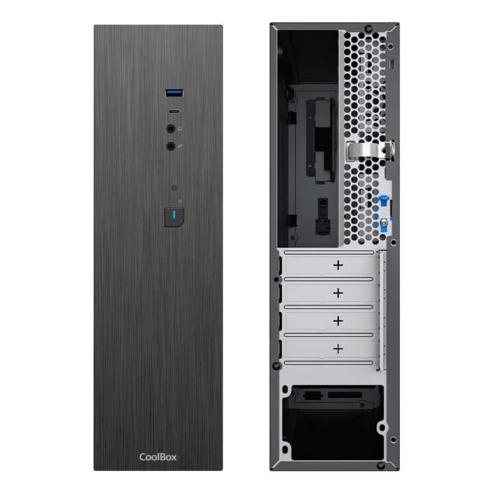 CoolBox CAJA MATX SLIM T370 USB-C 3.2 GEN1 FTE.500GRT 500W