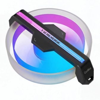 CoolBox Ventilador reversible T12 Reverse ARGB