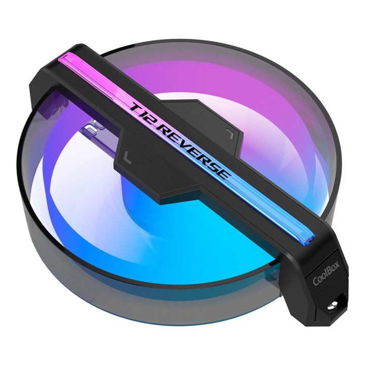 CoolBox T12 Reverse ARGB Reversible Fan