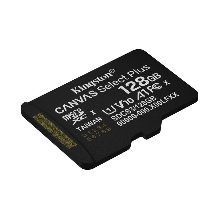 Kingston Technology 128GB microSDXC Canvas Select Plus Gen3 150MB/s…