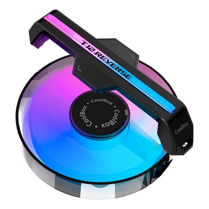 CoolBox T12 Reverse ARGB Reversible Fan