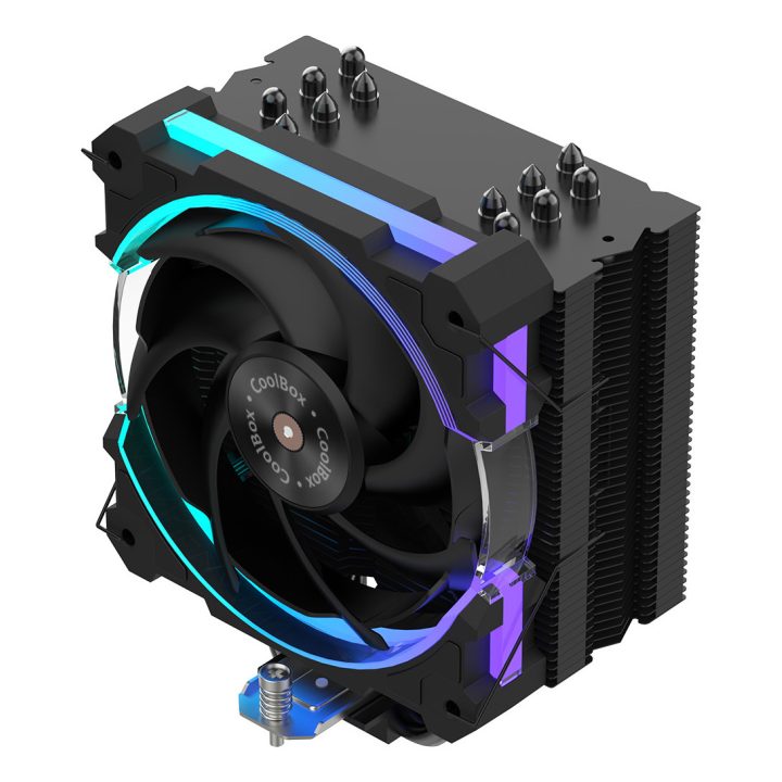 CoolBox H6 Ring ARGB CPU Cooler