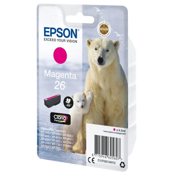 Epson Polar bear Magenta Ink 26 Claria Premium Polar Bear