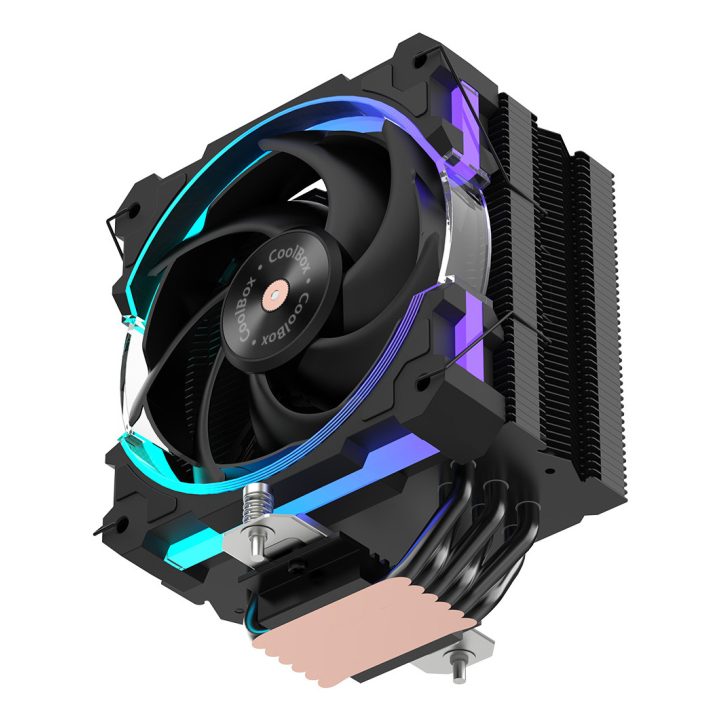 CoolBox H6 Ring ARGB CPU Cooler