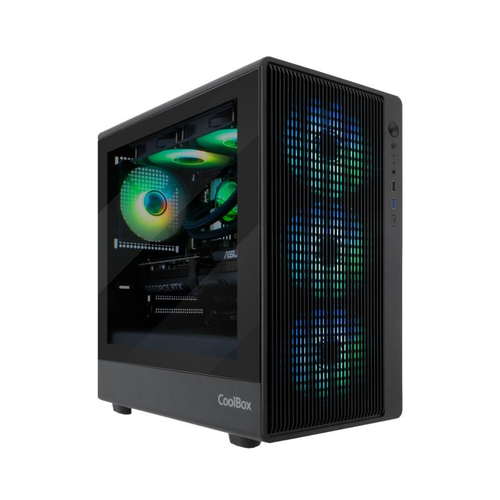 CoolBox GAMING CAIXA MATX GM350 DARKFACE USB-C 3.2 GEN1 VIDRO FUMADO