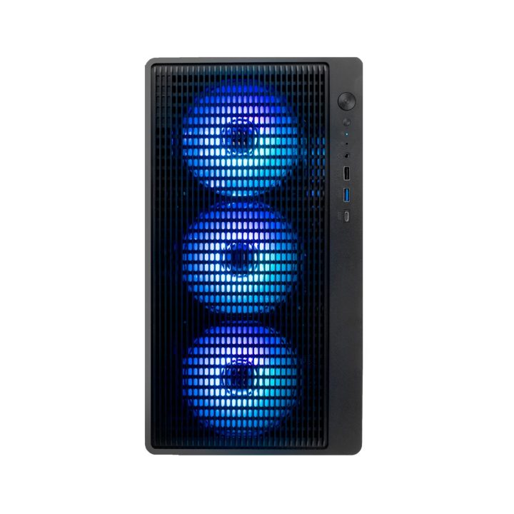 CoolBox GAMING MATX CASE GM350 DARKFACE USB-C 3.2 GEN1 TINTED GLASS
