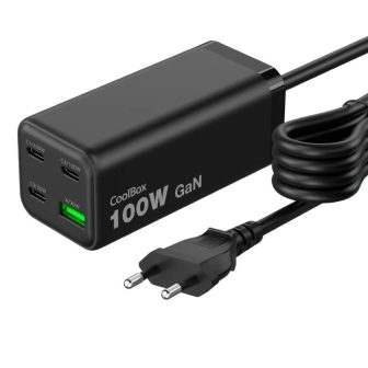 CoolBox DESKTOP USB CHARGING STATION 100W GAN C+C+C+A