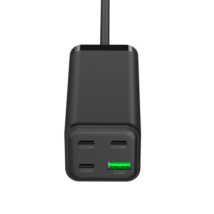 CoolBox ESTACAO DE CARREGAMENTO USB 100W GAN C+C+C+A DE MESA