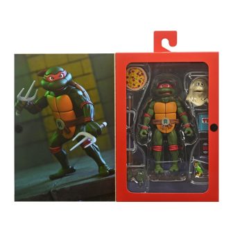 NECA Teenage Mutant Ninja Turtles Cartoon Ultimate Raphael VHS Scale…