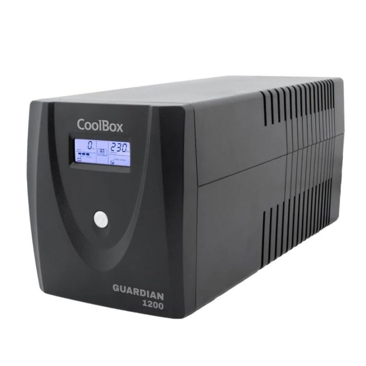 CoolBox SAI GUARDIAN3 LCD 1200VA 720w 4 SCHUKOS + SOFTWARE