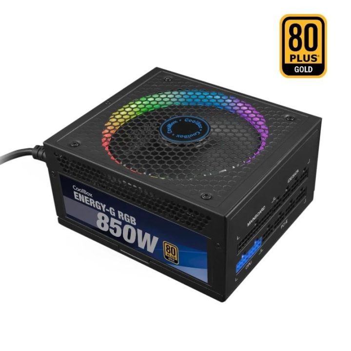 CoolBox GAMING ATX Power Supply ENERGY-G 850W RGB 80+GOLD Modular…