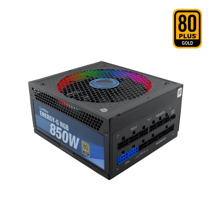 CoolBox GAMING FONTE DE ALIMENTAÇÃO ATX ENERGY-G 850W RGB 80+GOLD…