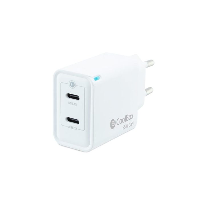 CoolBox GAN 35W USB-C/USB-C WALL CHARGER