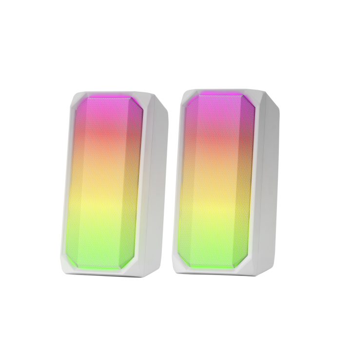 Mars Gaming MSRGBW 15W BT 5.0 White Speakers