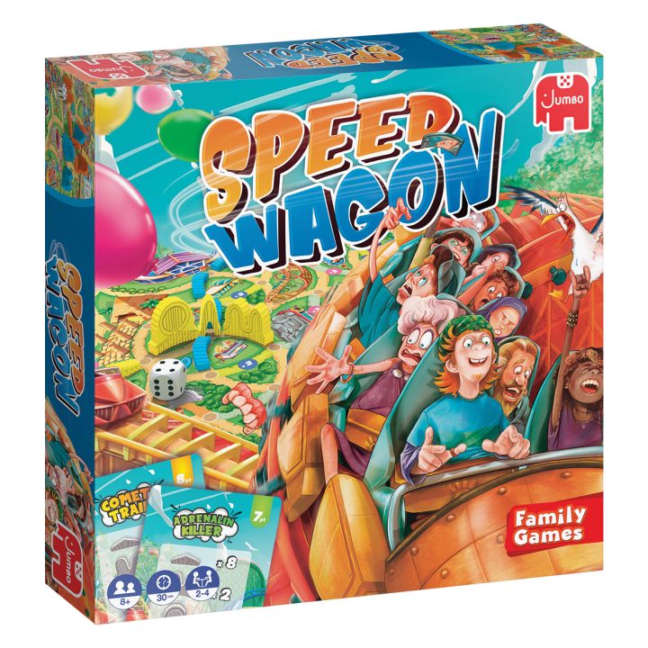 Jumbo 19825 jogo de tabuleiro Speed Wagon Jogo de Cartas Jogo de azar