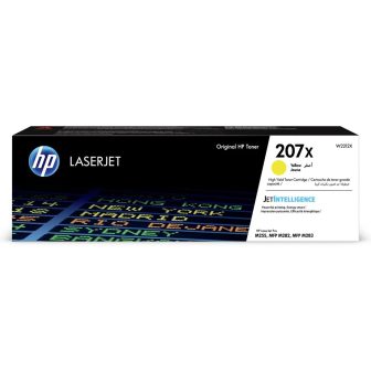HP Cartucho de Tóner Original 207X LaserJet Amarelo de Alta Capacidade