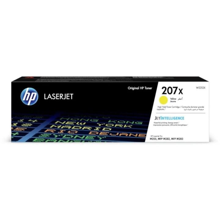 HP Original 207X LaserJet High Yield Yellow Toner Cartridge