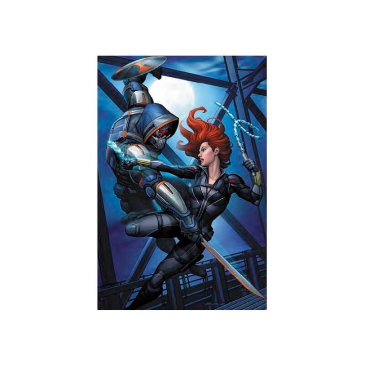 Puzzle lenticular prime 3d Marvel Black Widow e Taskmaster 200 peças