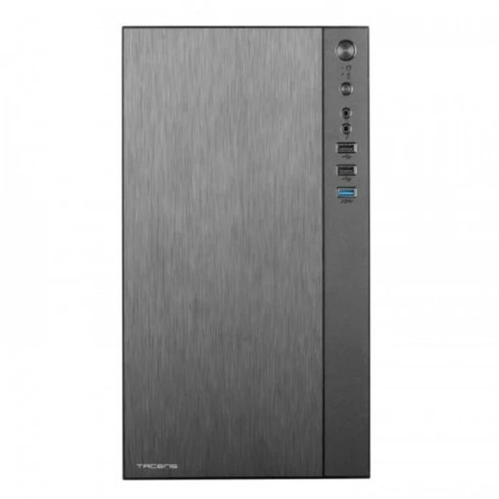 Tacens Anima ACX, Micro ATX Mini Tower Case, Polished Aluminum Front…