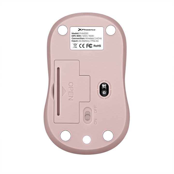 Phoenix technologies Phoenix M250 Wireless Mouse 2.4 GHz USB Receiver…