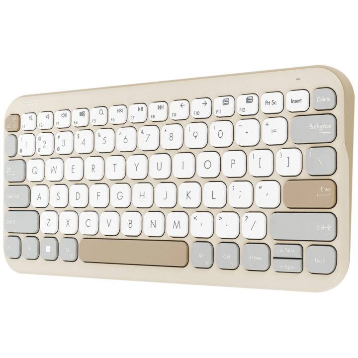ASUS Marshmallow Keyboard KW100 Home Bluetooth Keyboard QWERTY…