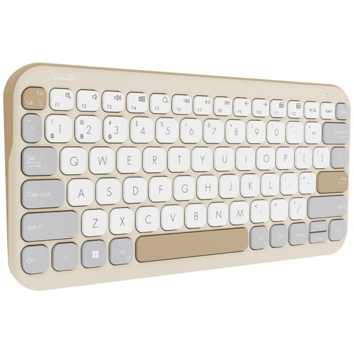ASUS Marshmallow Keyboard KW100 Home Bluetooth Keyboard QWERTY…