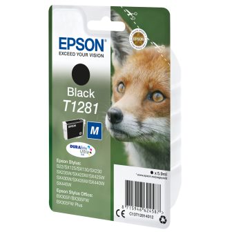 Epson Fox Black Ink T1281 DURABrite Ultra Fox