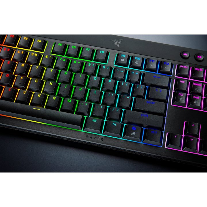 Razer BlackWidow V4 Low Profile Orange Switch Keyboard (Spanish)…