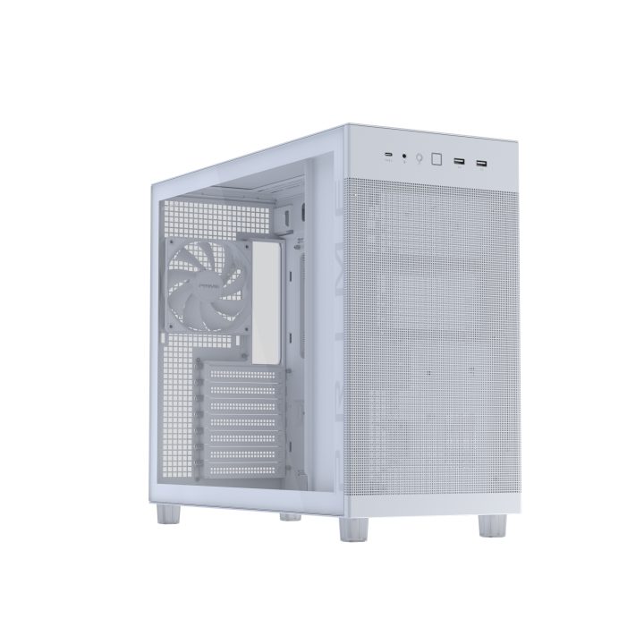 ASUS PRIME AP303 TG White Torre Midi Tower Branca