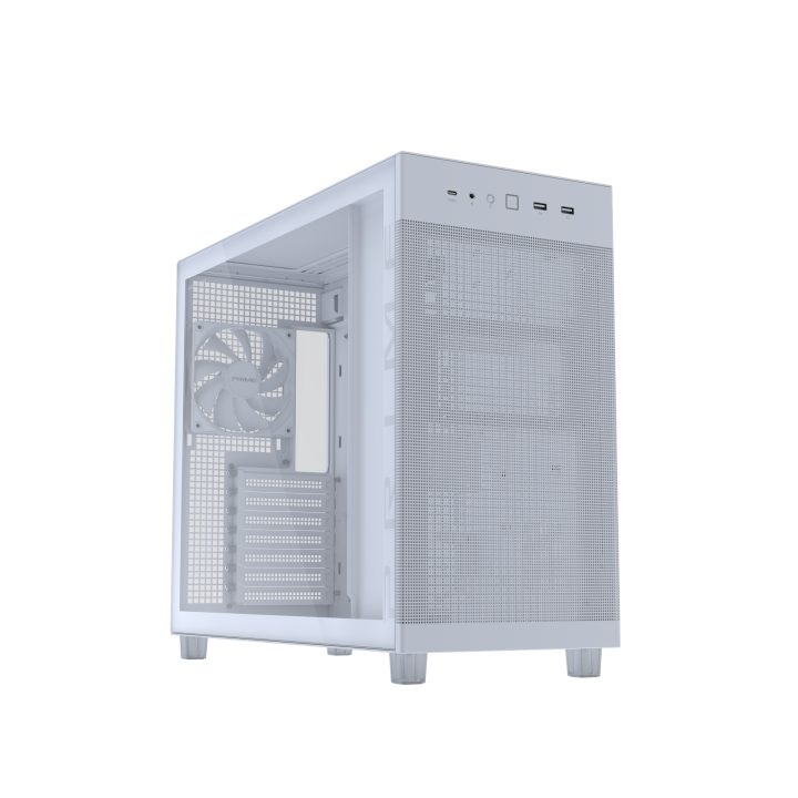 ASUS PRIME AP303 TG White Midi Tower Blanco