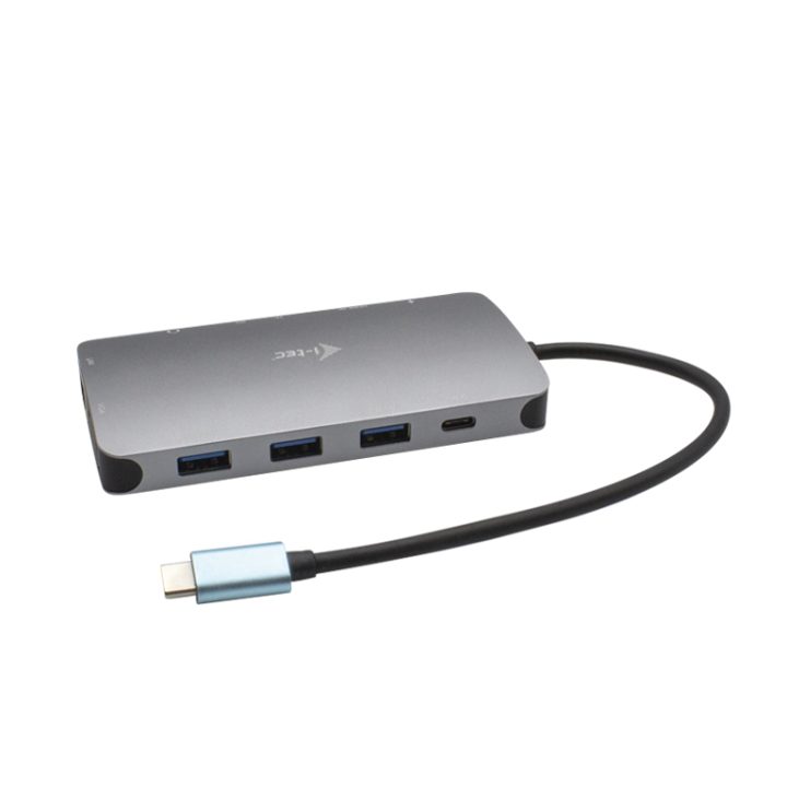 i-tec Metal USB-C Travel Nano Dock HDMI/VGA with LAN + Power Delivery…