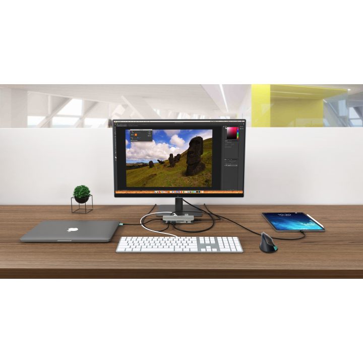 i-tec Metal USB-C Travel Nano Dock HDMI/VGA with LAN + Power Delivery…