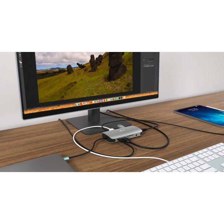 i-tec Metal USB-C Travel Nano Dock HDMI/VGA with LAN + Power Delivery…