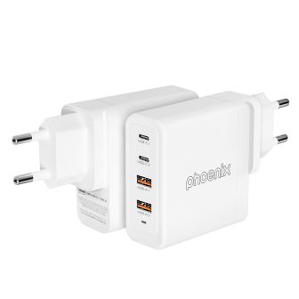Phoenix Technologies 100W GaN Type-C Universal Charger for Laptop…