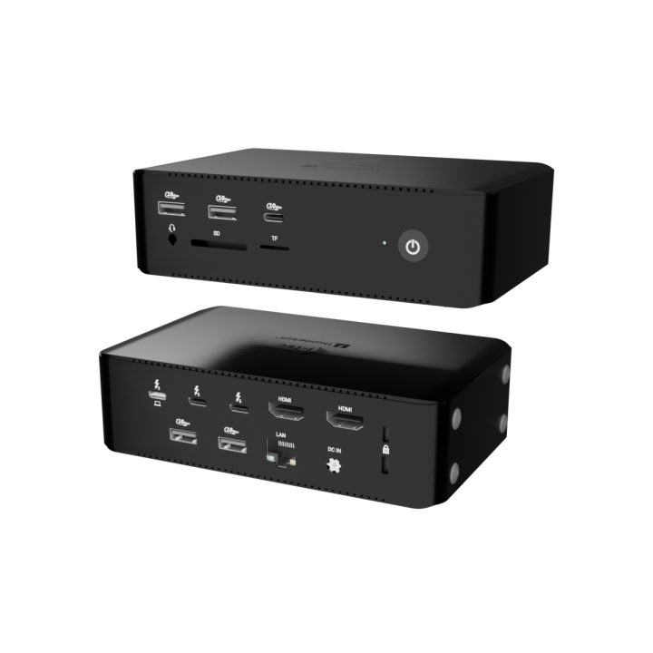 i-tec Thunderbolt5 Quattro Display Docking Station, 5x USB, 2.5 GLAN…