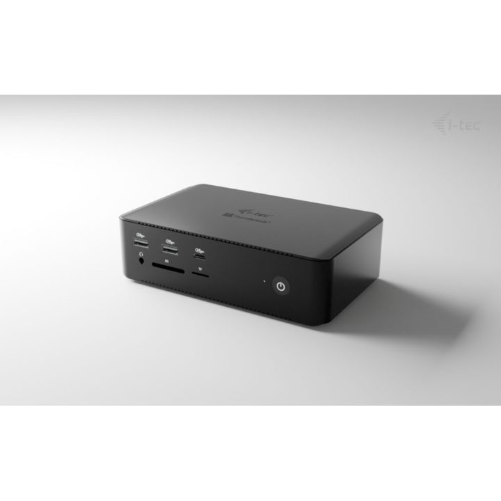 i-tec Thunderbolt5 Quattro Display Docking Station, 5x USB, 2.5 GLAN…