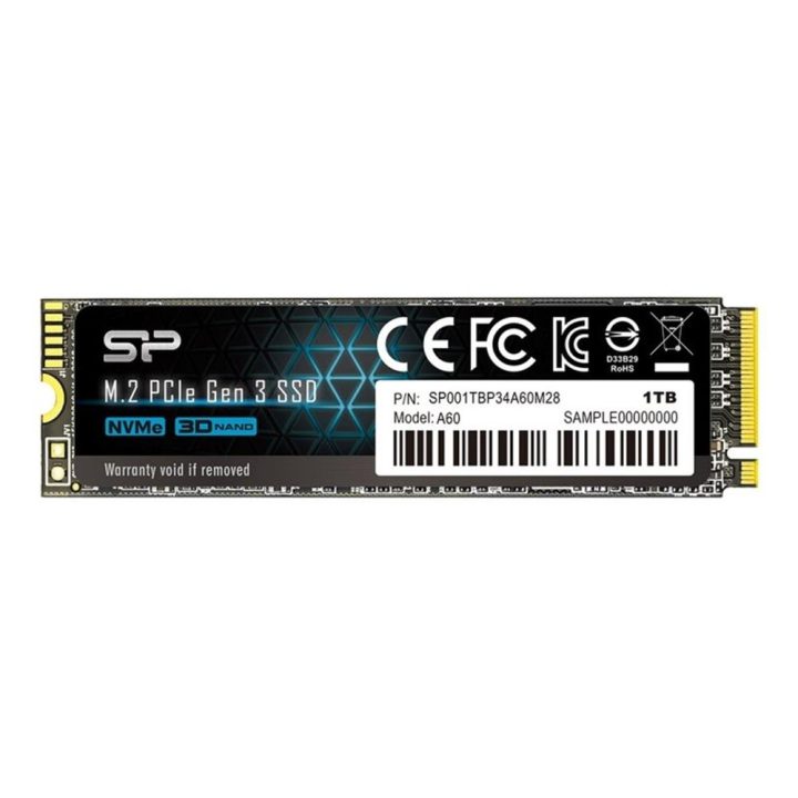 Silicon Power SP P34A60 128GB SSD M.2 PCIe Gen3x4 Nvme…