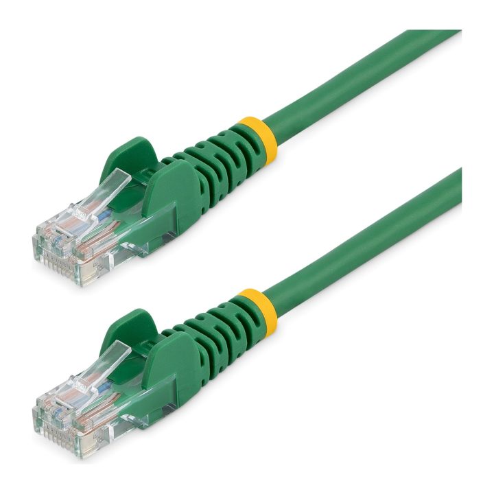 StarTech.com 2m Yellow Fast Ethernet Cat5e RJ45 Snagless Network…