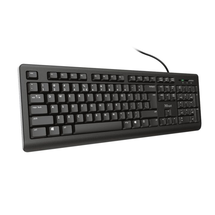 Trust Primo Universal USB Keyboard QWERTY Spanish Black