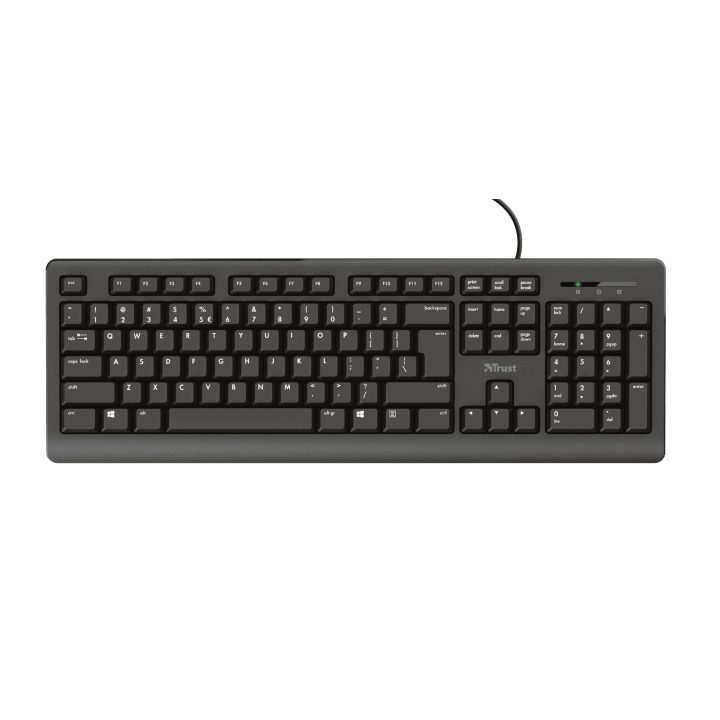 Trust Primo Universal USB Keyboard QWERTY Spanish Black