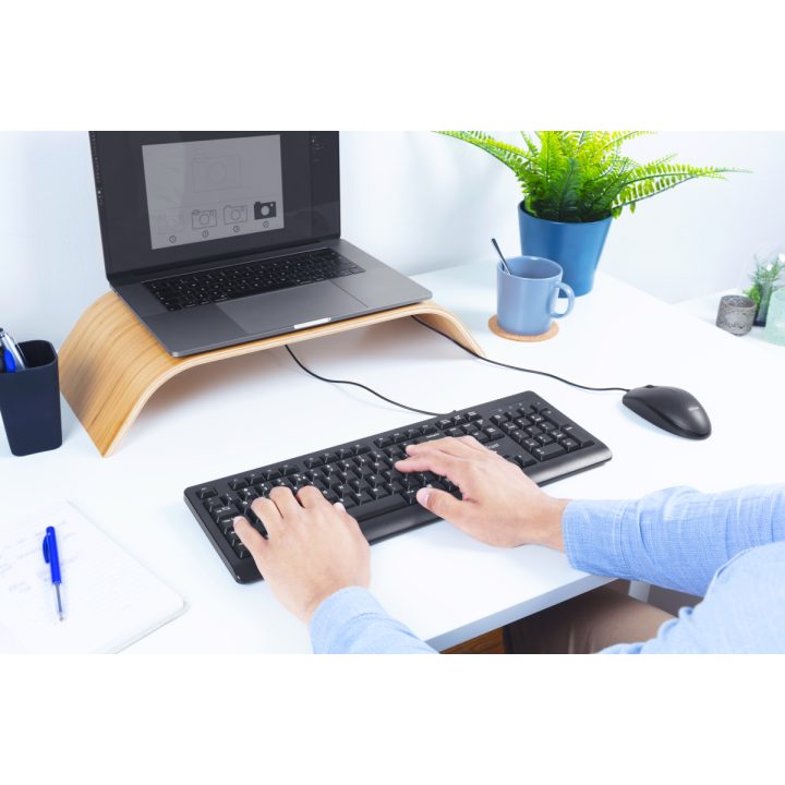 Trust Primo Teclado Universal USB QWERTY Espanhol Preto