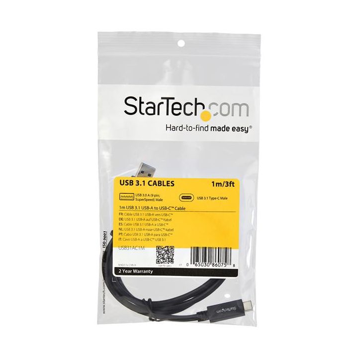 StarTech.com Cabo de Carregamento e Sincronização USB-A para USB-C de…