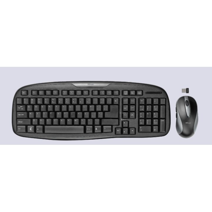 Trust Trezo teclado rato incluído Universal RF sem fios QWERTY…
