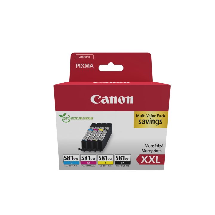 Canon 1998C007 Ink Cartridge 4 Piece(s) Original Black, Cyan…