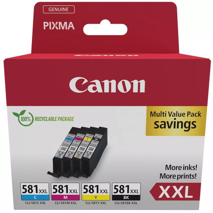 Canon 1998C007 Ink Cartridge 4 Piece(s) Original Black, Cyan…